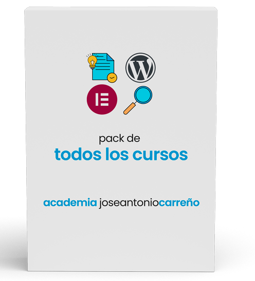 Pack de cursos de diseño web y marketing digital de José Antonio Carreño