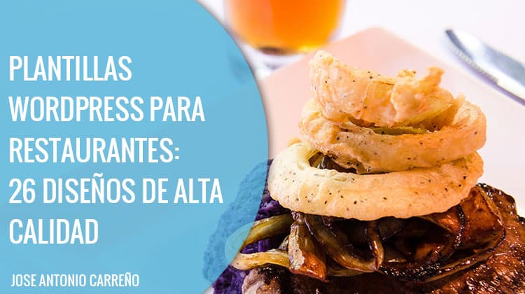 Plantillas Wordpress para restaurantes